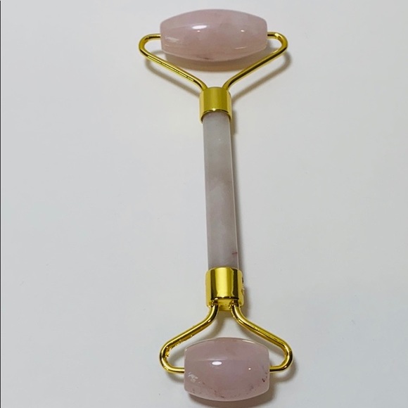 Other - Natural Rose Quartz Facial Stone Roller.